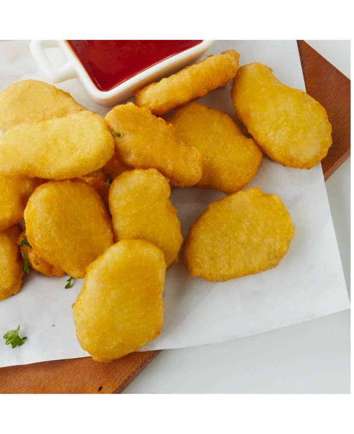 Classic plant-based nuggets with a texture just like meat from FIRST PRIDE Singapore