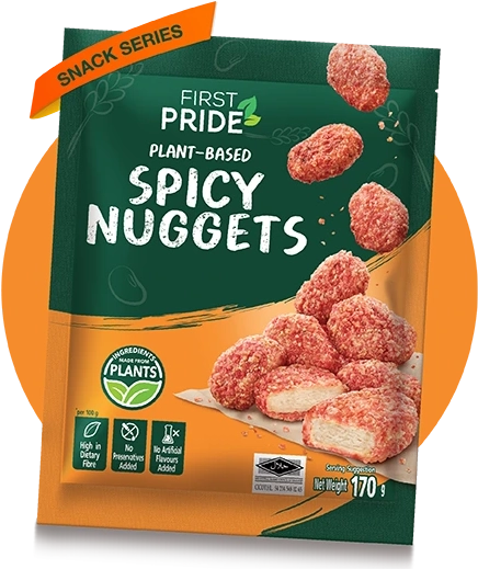 Plant-based Spicy Chicken Nuggets